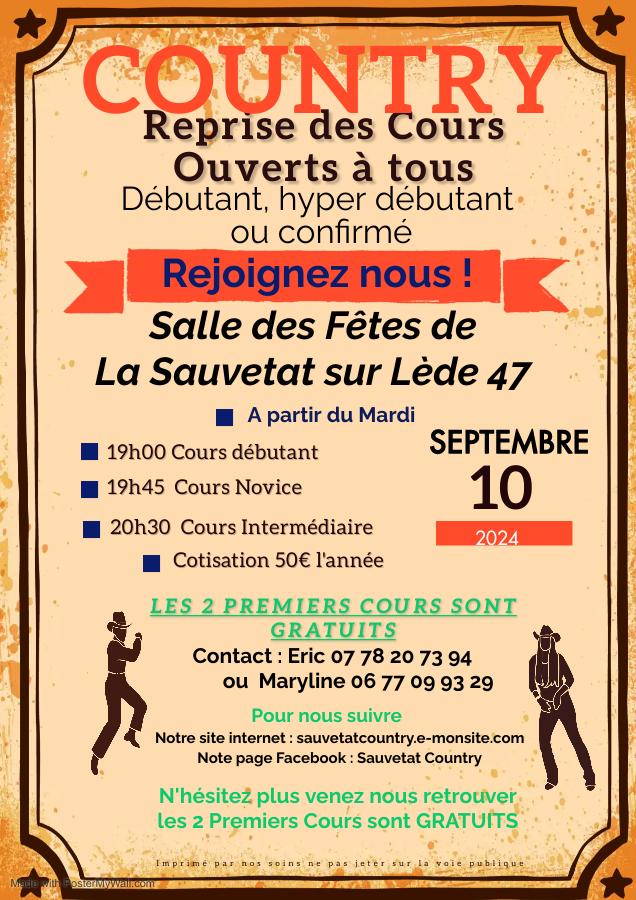 Flyer reprise des cours 092024 1 1