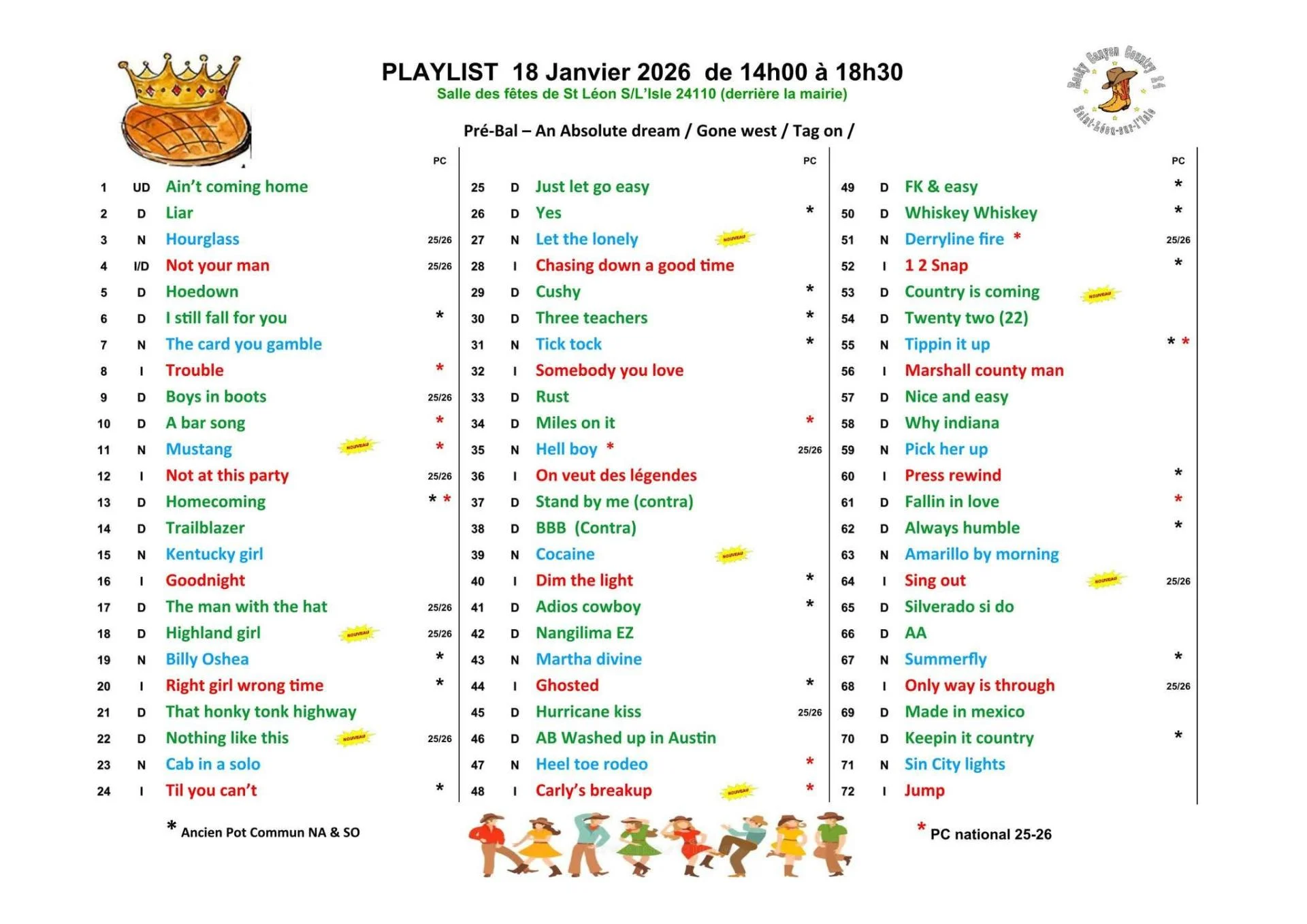 Playlist 18 01 st leon s l isle 1